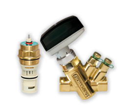 FlowCon Green DN15-25 with FNJ electrical actuator - FlowCon Pressure Independent Control Valve - HVAC
