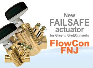 FlowCon FNJ electrical actuator for FlowCon valves, HVAC