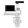 DN15 3-Way Unimizer®, ISO, B Actuator