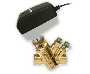 FlowCon GreEQ.0/1 with FNR Actuator FlowCon GreEQ.0/1 DN15-25 with FNR electrical actuator - FlowCon Pressure independent balancing and control valves (PIBCV/PICV) - HVAC