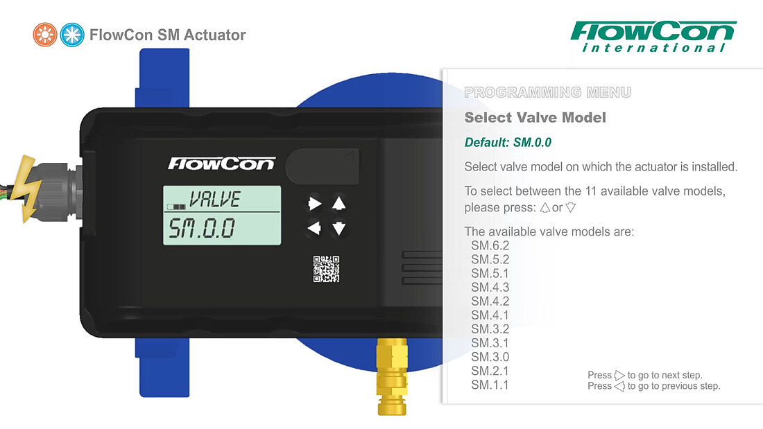 See how to program the FlowCon SM Actuator - HVAC