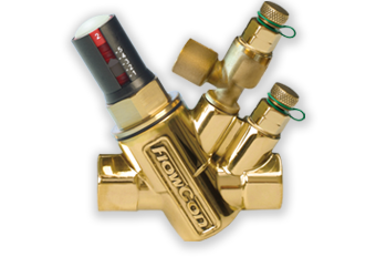 FlowCon S-JUST valve DN15-25 FlowCon S-JUST, Externally adjustable static balancing valve - HVAC